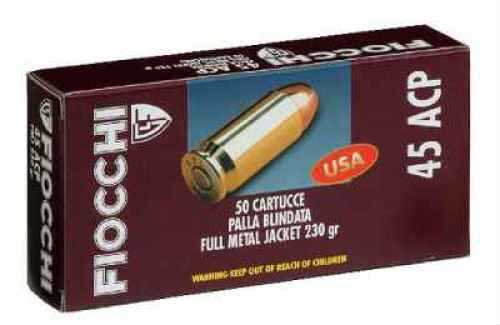 40 S&W 165 Grain Full Metal Jacket 50 Rounds Fiocchi Ammunition