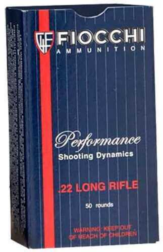 22 Long Rifle 40 Grain Hollow Point 50 Rounds Fiocchi Ammunition