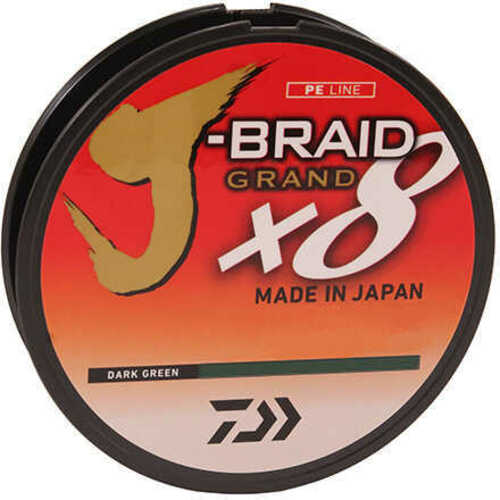 J-BRAID GRAND X8 20lb 300yd DARK GREEN Model: JBGD8U20-300DG