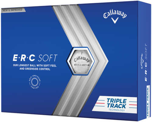 Callaway Golf 2023 Erc Soft Triple Track Ball-white