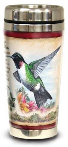 American Expedition Wildlife Steel Travel Mug - Hummingbird