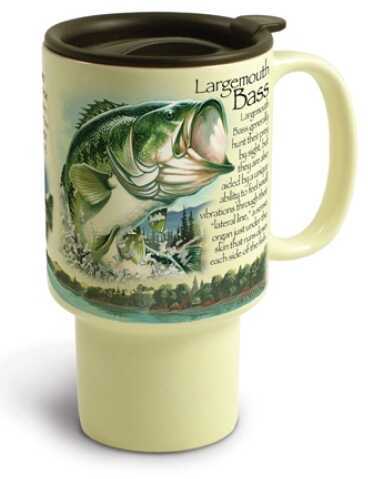 American Expedition Stoneware Travel Mug - Largemouth Bass