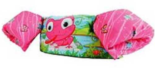 Stearns Puddle Jumper Deluxe Child Life Jacket - Pink Frog