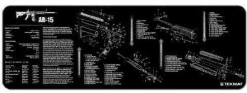 TEKMAT Armorers Bench Mat 12"X36" AR-15 Black