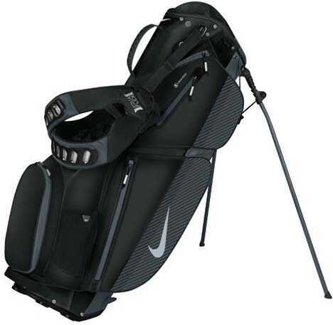 Nike Air Sport Stand Golf Bag-Blk/Silver/Dark Grey