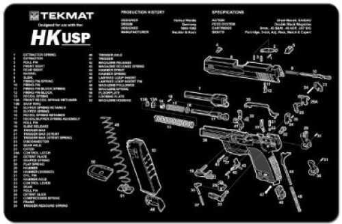 TekMat Heckler & Koch -USP 11x17In