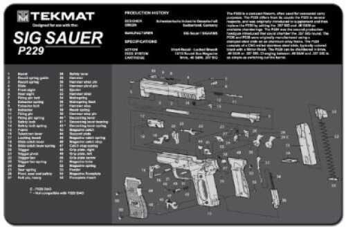 TekMat Sig Sauer P229 - 11X17In