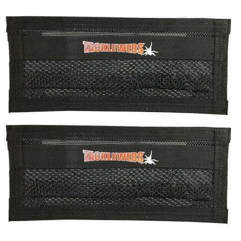 Tackle Webs 14"X6" Black Hook And Loop Set Of 2