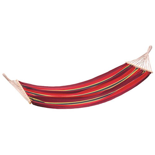 Stansport Bahamas Cotton Hammock-Single-Burgundy-78in X 37in