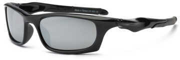 Real Kids Blck Sport Polycarbonate Wht Blu Mirror Lens 7+