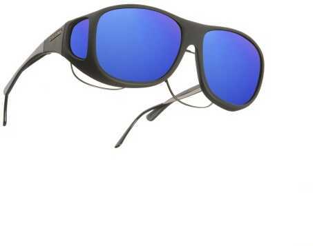 Cocoons L Fitover Polarized Pilot Black Frame Blue Lens