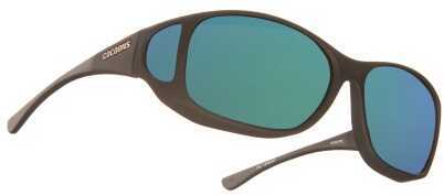 Cocoons MX Rectangular Black Frame/Green Mirror Polarized