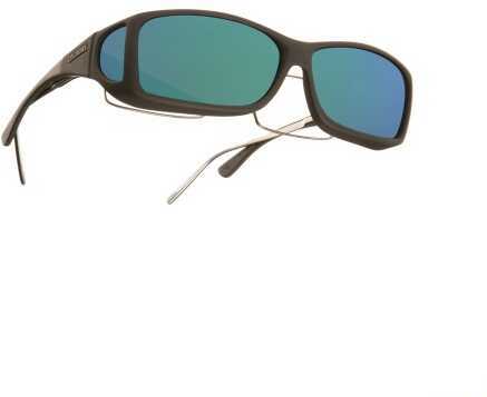 Cocoons Ml Black Frame/Green Mirror Fitover Sunglasses