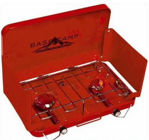 Base Camp By Mr. Heater Two Burner Stove Red
