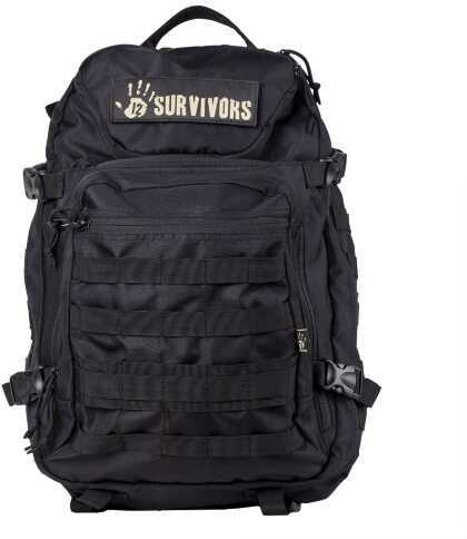 12 Survivors Tactical Backpack Black