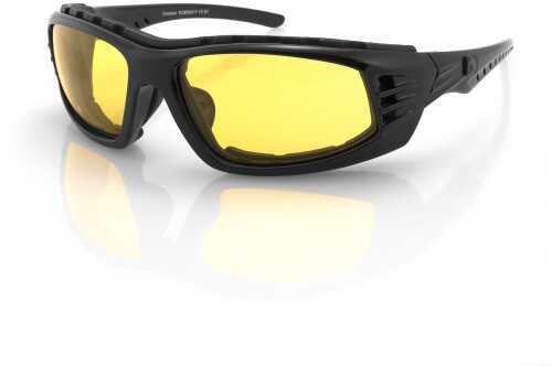 Bobster Chamber Sunglasses-Black Frame With Yellow Lenses