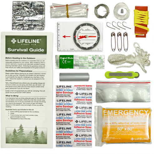 Lifeline Essential Ultralight Survival Kit 29 Pieces