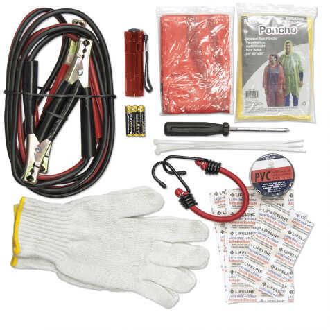 Lifeline Emergency Roadside Kit 35 Pieces