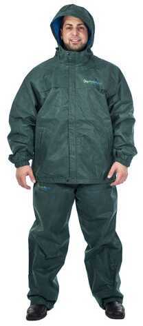 Envirofit Rain Jacket/Pants Set Green X-Large Md: J003/P003-Green-Xl