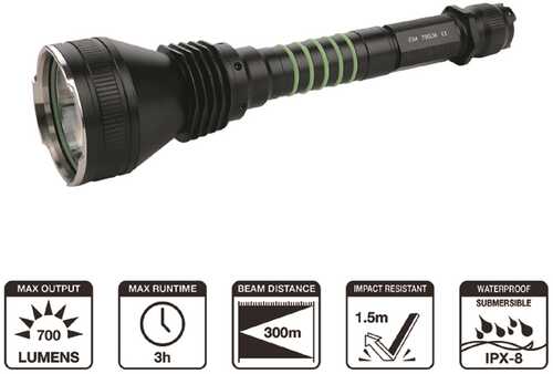 Greatlite Tactical 700 Lumen LED Flashlight