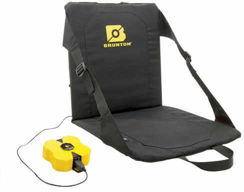 Brunton Fold Up Chair With USB Powered Heat, Black