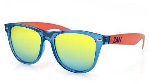 Zanheadgear Minty Sunglass Blue & Orange Smoke Yellow Mirror