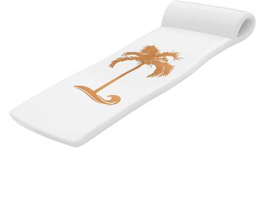 TRC Recreation Sunsation Pool Float - White w/Bronze Palm