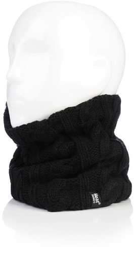 Grabber Heat Holders Ladies Neck Warmer-Black