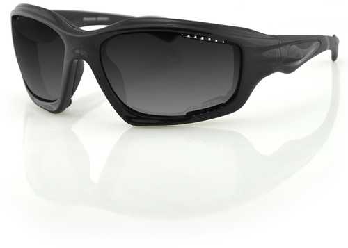 Bobster Desperado Sunglass-Black Frame-Anti-fog Smoked Lens