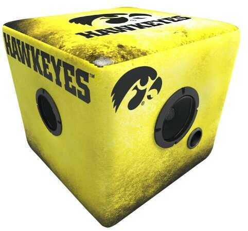 Rainmaker Hawkeyes Speaker Ottoman-White/Black