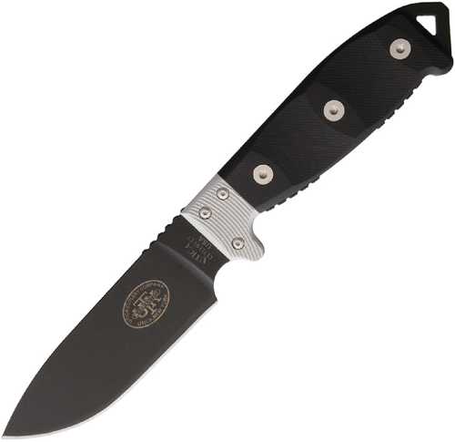 Utica UTKS3 Fixed 3.5 in Black Blade Micarta Handle