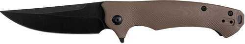 ABKT Elite Night Stalker Folder 3.5 in Blade Tan G-10