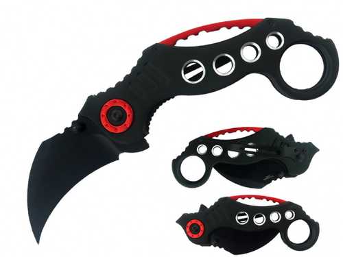 Impulse Product Karambit 3 in Black Blade Handle