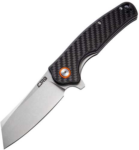 CJRB Crag Folder 3.42 in Blade Carbon Fiber Handle