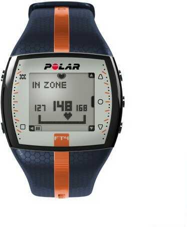 Polar FT4 Heart Rate Monitor Watch Blue/Orange
