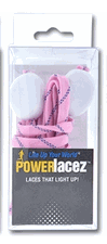 4Id PowerLacez Light Up Shoelaces Pink