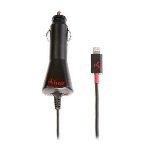 Fuse Apple Lightning Car Charger, Black/Red Md: F6951