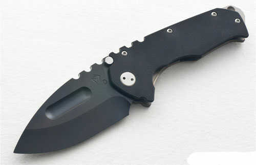 Medford Praetorian-G Full Sized Black PVD Drop Point with Tumbled Anodized Titanium and G10