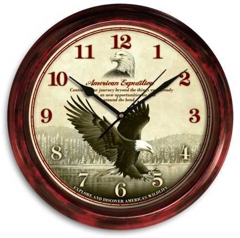 American Expedition Signature Series Clock - Bald Eagle