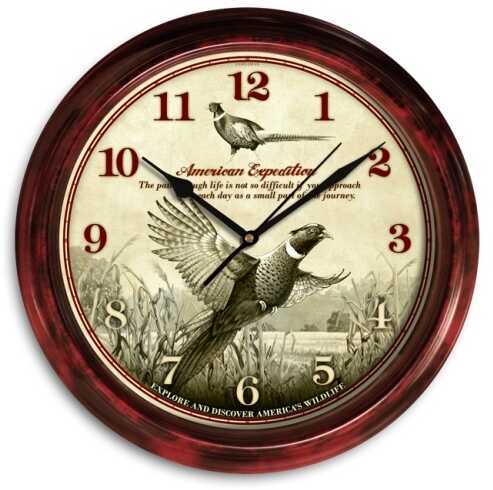 American Expedition Signature Series Clock - Pheasant
