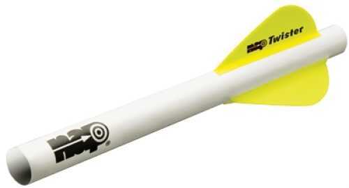 New Archery Quikfletch Twister 6/Pk 1 White / 2 Yellow