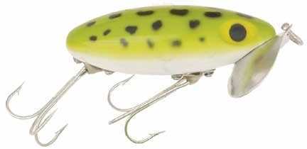 Arbogast Jitterbug 5/8Oz Frog/White