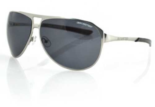 Bobster Snitch Street Sunglasses Gun Metal Aviator Smkd Lens