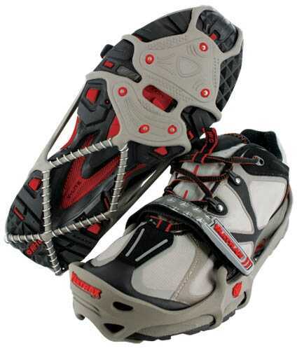 Yaktrax Run Grey Red Large 08163