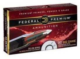 30-06 Springfield 150 Grain AccuBond 20 Rounds Federal Ammunition