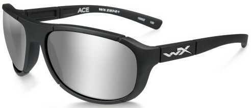 Wiley X ACACE06 Ace Eye Protection Silver Flash Lens Black Matte
