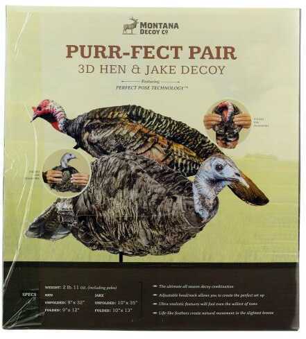 Montana Decoy 0062 Purr-Fect Pair Combo Turkey