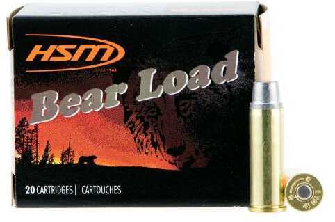 41 Rem Mag 230 Grain Lead Semi WadCutter 20 Rounds HSM Ammunition 41 Remington Magnum