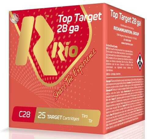 Rio Ammunition Rc289 Top Target 28 Gauge 2.75" 3/4 Oz 9 Shot 25 Per Box 10 Cs