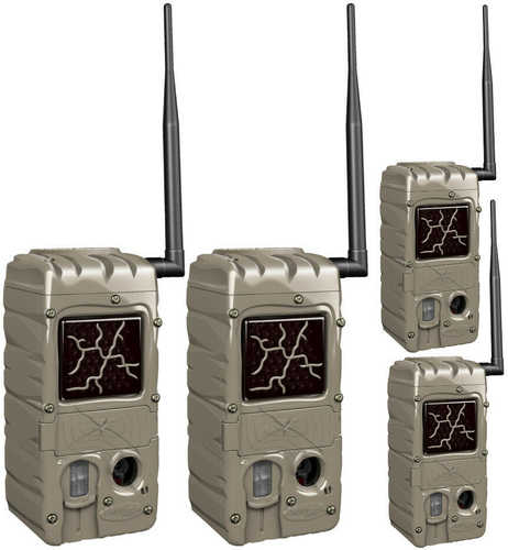 Cuddeback 11452 Power House 4 Pack Trail Camera 20 MP Brown